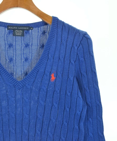 Ralph Lauren（ラルフローレン）ニット・セーター 青 サイズ:M レディース/2200724612079