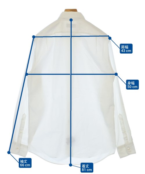 RALPH LAUREN PURPLE LABEL（ラルフローレンパープルレーベル）カジュアルシャツ 白 サイズ:15 1/2(M位) メンズ/2200611157027