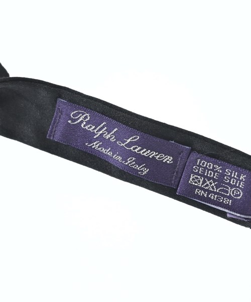 RALPH LAUREN PURPLE LABEL（ラルフローレンパープルレーベル）ネクタイ 黒 サイズ:- メンズ/2200669123340