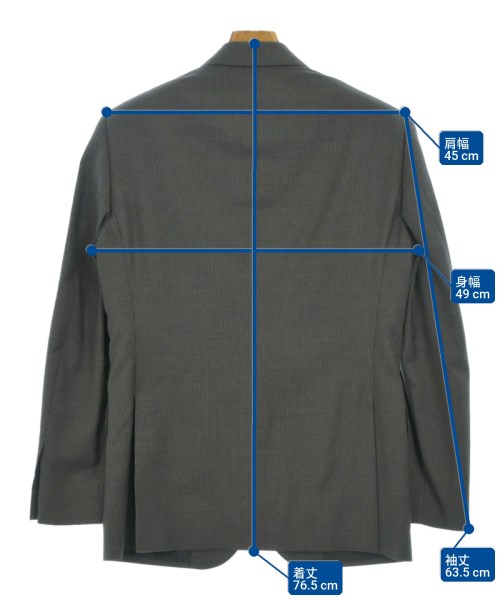 RALPH LAUREN PURPLE LABEL（ラルフローレンパープルレーベル）ジャケット グレー サイズ:38(S位) メンズ/2200684590028