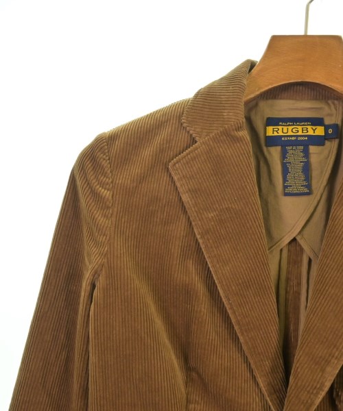 Ralph Lauren Rugby（ラルフローレンラグビー）テーラードジャケット 茶 サイズ:0(XS位) レディース/2200620301022