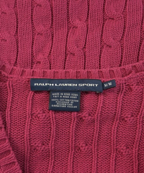 RALPH LAUREN SPORT（ラルフ　ローレン　スポーツ）ニット・セーター ピンク サイズ:M レディース/2200620671026