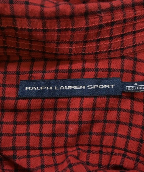RALPH LAUREN SPORT（ラルフ　ローレン　スポーツ）カジュアルシャツ 赤 サイズ:4(XL位) レディース/2200673325204