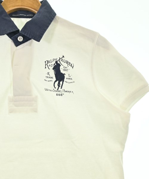 RALPH LAUREN SPORT（ラルフ　ローレン　スポーツ）ポロシャツ 白 サイズ:L レディース/2200674516076
