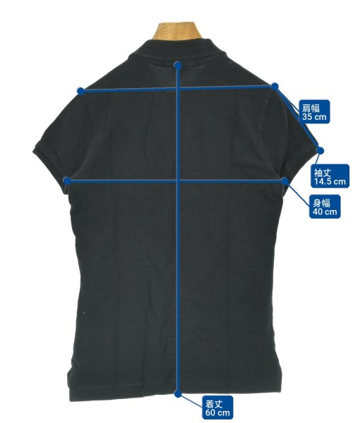 RALPH LAUREN SPORT（ラルフ　ローレン　スポーツ）ポロシャツ 黒 サイズ:M レディース/2200699091022