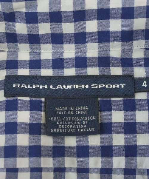 RALPH LAUREN SPORT（ラルフ　ローレン　スポーツ）カジュアルシャツ 青 サイズ:4(M位) レディース/2200704241398