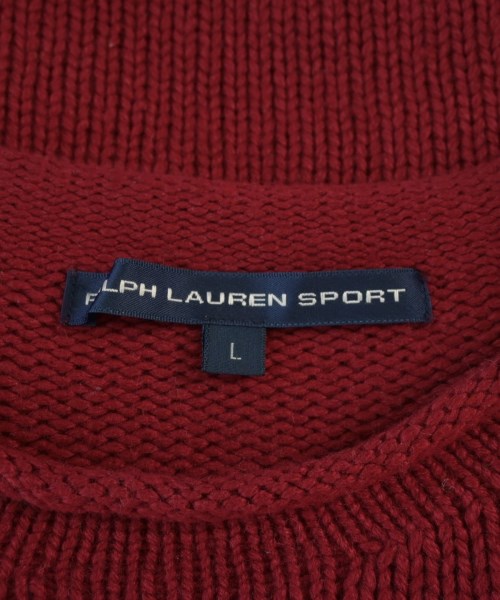 RALPH LAUREN SPORT（ラルフ　ローレン　スポーツ）ニット・セーター 赤 サイズ:L レディース/2200706563085
