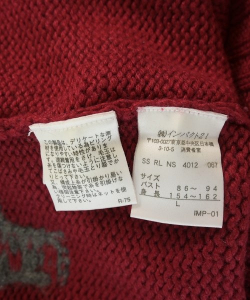 RALPH LAUREN SPORT（ラルフ　ローレン　スポーツ）ニット・セーター 赤 サイズ:L レディース/2200706563085