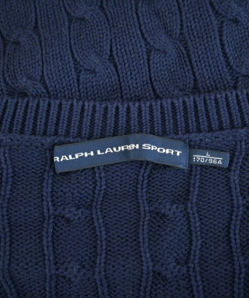 RALPH LAUREN SPORT（ラルフ　ローレン　スポーツ）カーディガン 紺 サイズ:L レディース/2200724289073