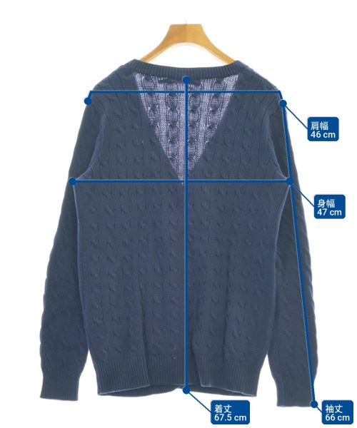 RALPH LAUREN SPORT（ラルフ　ローレン　スポーツ）カーディガン 紺 サイズ:L レディース/2200724289073