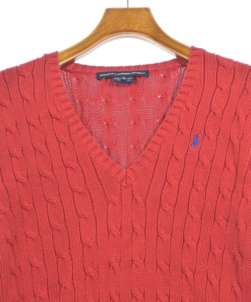 RALPH LAUREN SPORT（ラルフ　ローレン　スポーツ）ニット・セーター 赤 サイズ:M レディース/2200717442065
