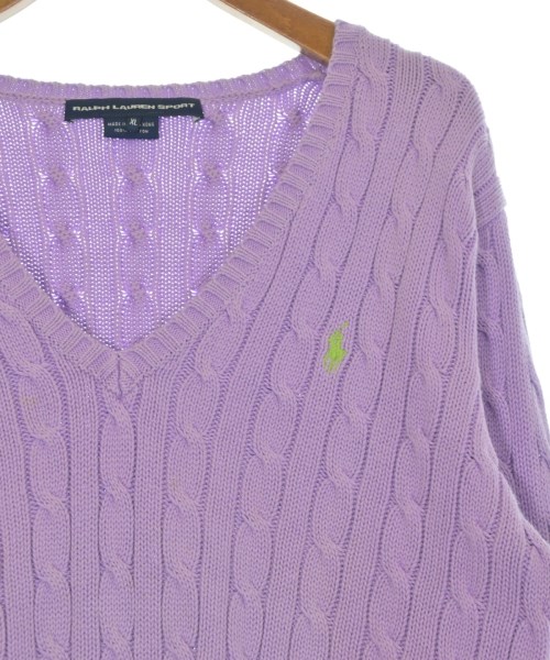 RALPH LAUREN SPORT（ラルフ　ローレン　スポーツ）ニット・セーター 紫 サイズ:XL レディース/2200725820022