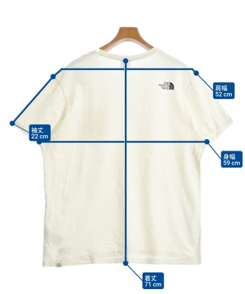 THE NORTH FACE（ザノースフェイス）Tシャツ・カットソー 白 サイズ:XL メンズ/2200642269072