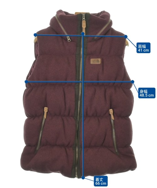THE NORTH FACE（ザノースフェイス）ダウンジャケット/ダウンベスト 赤 サイズ:95(XL位) レディース/2200711693029