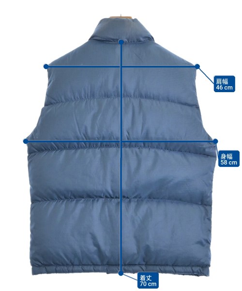 THE NORTH FACE（ザノースフェイス）ダウンジャケット/ダウンベスト 青 サイズ:L メンズ/2200652922080