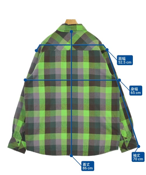 THE NORTH FACE（ザノースフェイス）カジュアルシャツ 緑 サイズ:XL メンズ/2200653971834