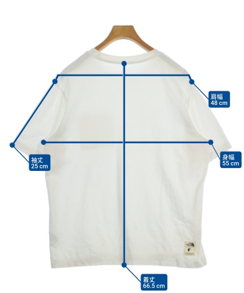 THE NORTH FACE（ザノースフェイス）Tシャツ・カットソー 白 サイズ:L メンズ/2200677057101