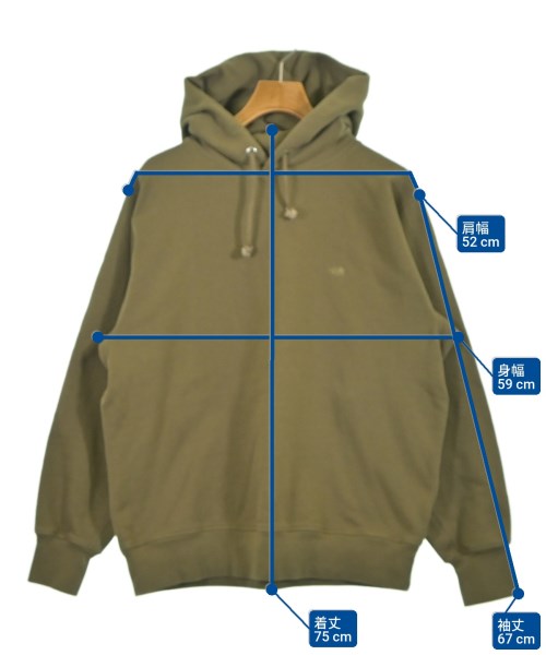 THE NORTH FACE PURPLE LABEL（ザノースフェイスパープルレーベル）パーカー カーキ サイズ:XL メンズ/2200649316021