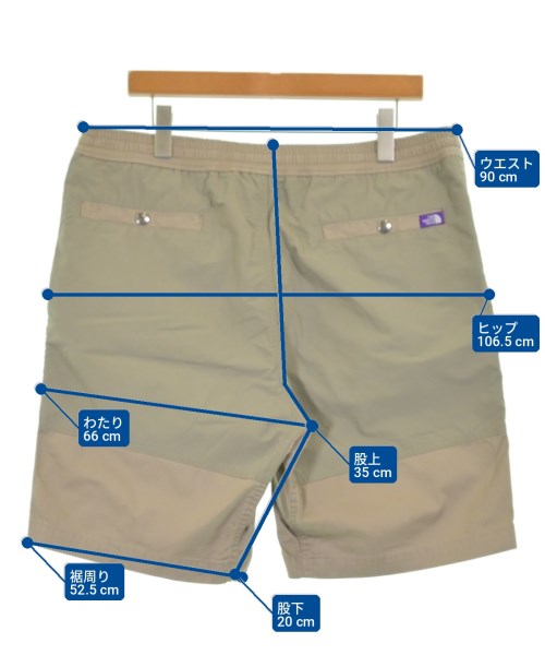THE NORTH FACE PURPLE LABEL（ザノースフェイスパープルレーベル）ショートパンツ ベージュ サイズ:34(XL位) メンズ/2200703788153