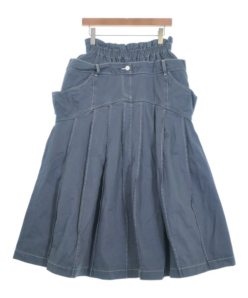 HOUGA(ホウガ)ロング・マキシ丈スカート 紺 サイズ:F/2200647606032