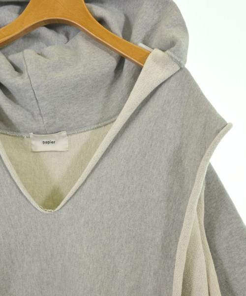 papier（パピエ）パーカー グレー サイズ:F レディース/2200655670025