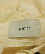 papier（パピエ）ブラウス 黄 サイズ:F レディース/2200681123014