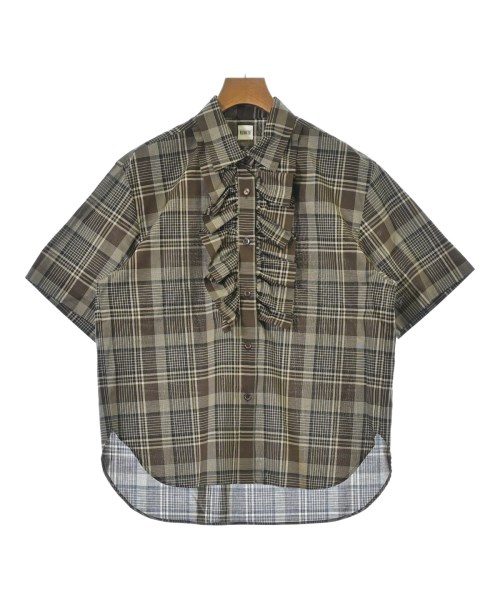 BOWTE(バウト)カジュアルシャツ 茶 サイズ:1(S位)/2200643943094