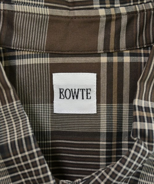 BOWTE（バウト）カジュアルシャツ 茶 サイズ:1(S位) レディース/2200643943094