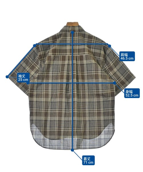 BOWTE（バウト）カジュアルシャツ 茶 サイズ:1(S位) レディース/2200643943094