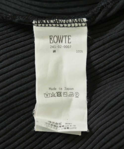 BOWTE（バウト）Tシャツ・カットソー 黒 サイズ:-(XS位) レディース/2200730914181