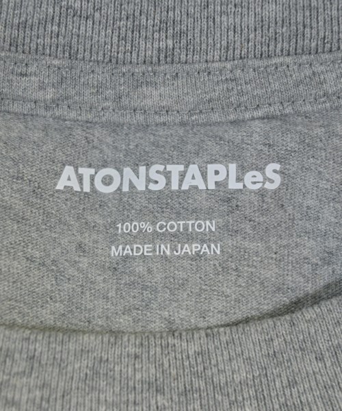 ATONSTAPLeS（エイトンステイプルズ）Tシャツ・カットソー グレー サイズ:XL メンズ/2200709377153