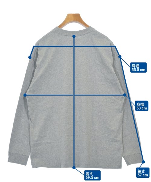 ATONSTAPLeS（エイトンステイプルズ）Tシャツ・カットソー グレー サイズ:XL メンズ/2200709377153