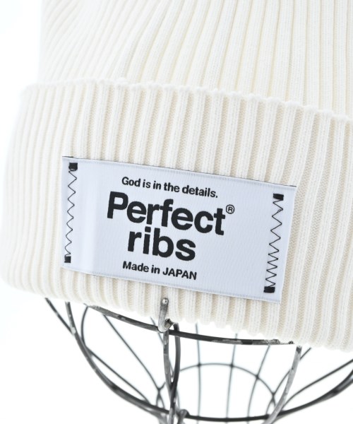 Perfect ribs（パーフェクトリブス）ニットキャップ・ビーニー 白 サイズ:- メンズ/2200637767033