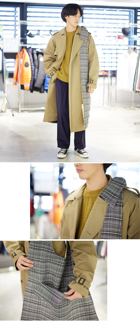 コートバッグで身軽に快適に