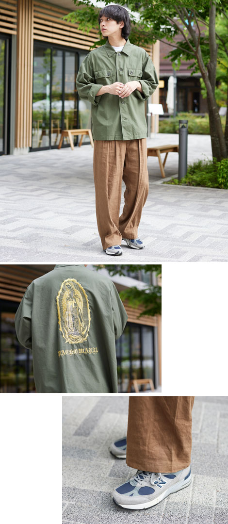 気楽に着こなすミリタリースタイル   