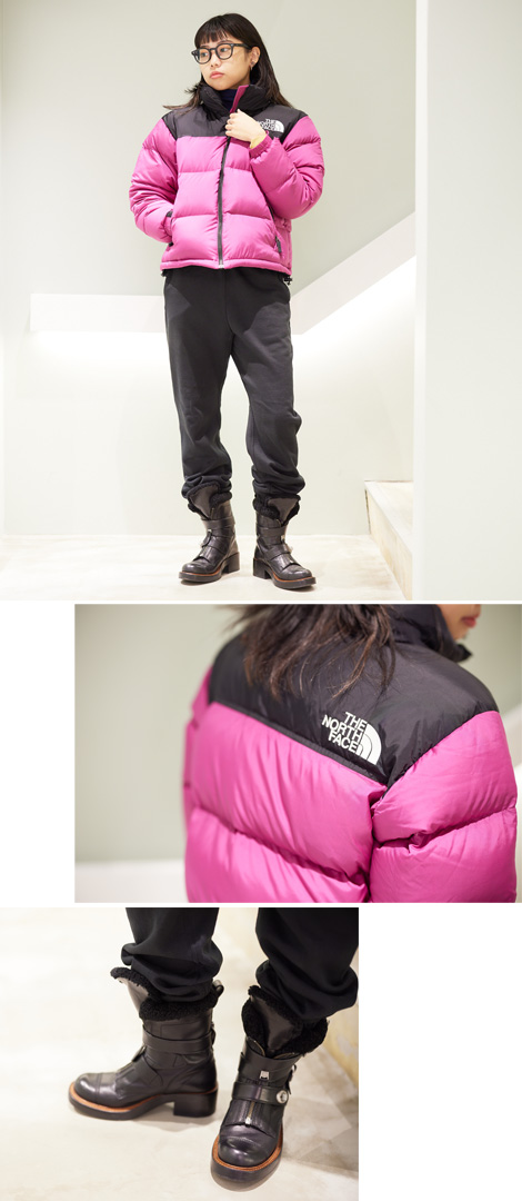 ダウンはバランスのとれたシルエットで