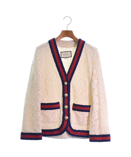 GUCCI / 【WOMEN】ノーカラージャケット 2017年秋冬発売 コットンナイロン
