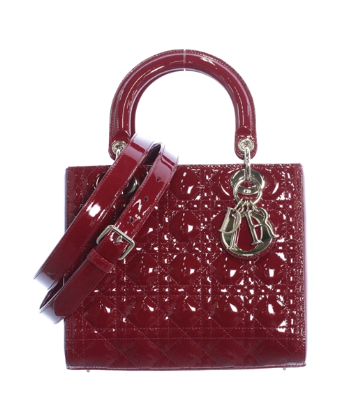 Christian Dior／レディディオール ミディアム バッグ カナージュ