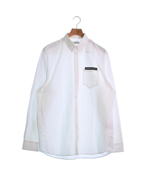 GIVENCHY／胸ポケットブランドロゴ 長袖シャツ コットン