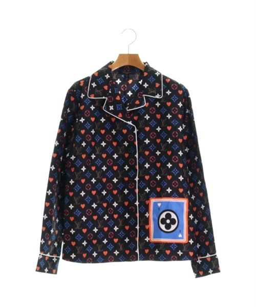 LOUIS VUITTON／シルクモノグラムシャツ