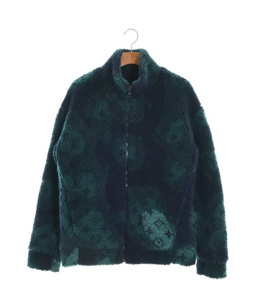LOUIS VUITTON／モノグラムジャカードカモフリースブルゾン ポリエステル ウール
