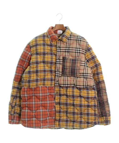 BURBERRY／バーバリーチェックキルティングブルゾン コットンポリエステル