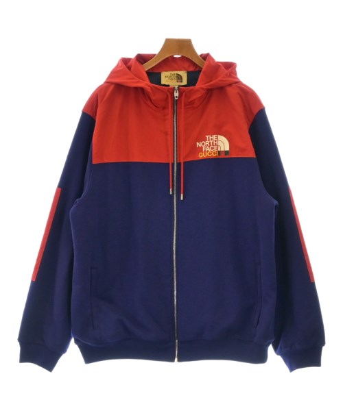 買取強化　GUCCI／×THE NORTH FACE ジップアップパーカー コットン