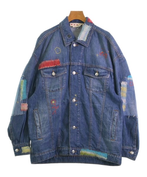 2021年秋冬マルニ　切り替えデニムジャケット　marni 2021年秋冬マルニ切り替えデニムジャケットmarni