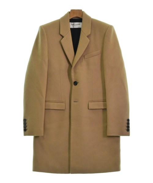 Saint Laurent Paris／CAMEL CHESTER COAT