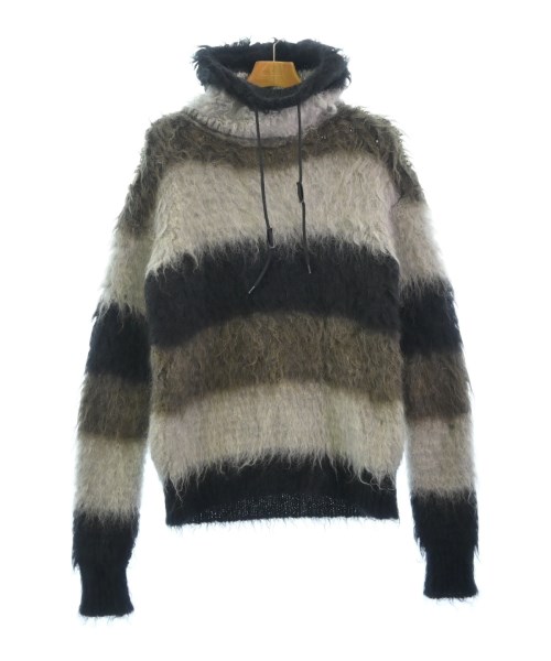 Saint Laurent Paris／スタンドネックプルオーバーニット モヘヤ ナイロン ウール