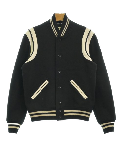 Saint Laurent Paris／テディジャケット ウール ナイロン シルク