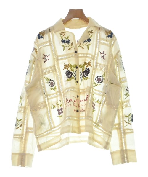 TODAUFUL／Embroidery Patchwork Shirts