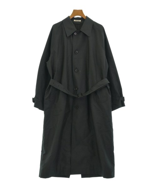 AURALEE／FINX POLYESTER WEATHER CHAMBRAY SOUTIEN COLLAR COAT