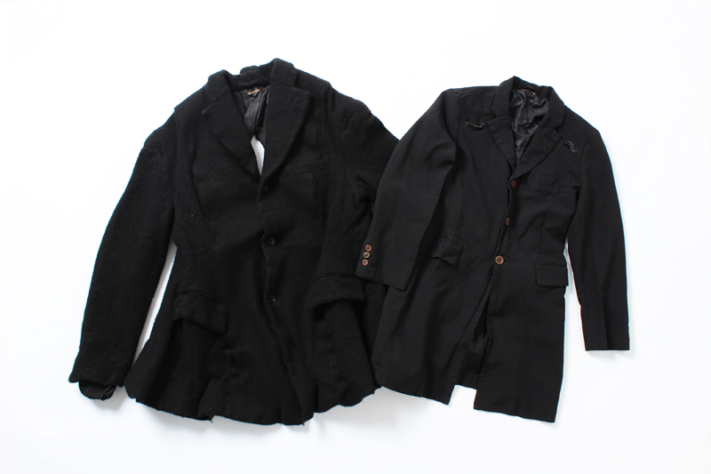 コムデギャルソンCOMME des GARCONS ポリギャザーシフォンショルダースカート 黒S コム デ ギャルソン・オム プリュス 2025年春夏コレクション